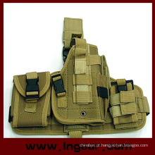 Componente militar tático Molle gota perna pistola coldre coldre de Combo